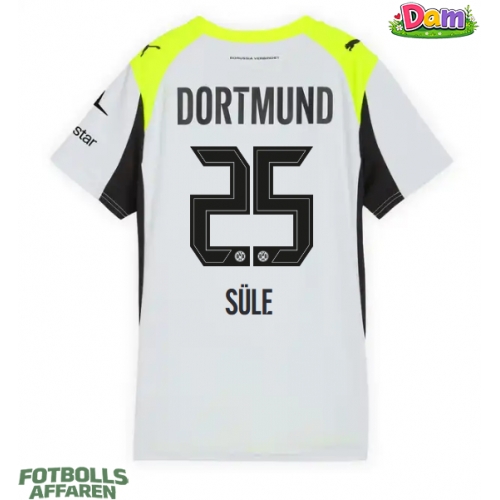 Borussia Dortmund Niklas Sule #25 Bortatröja Kvinnor 2025-26 Kortärmad
